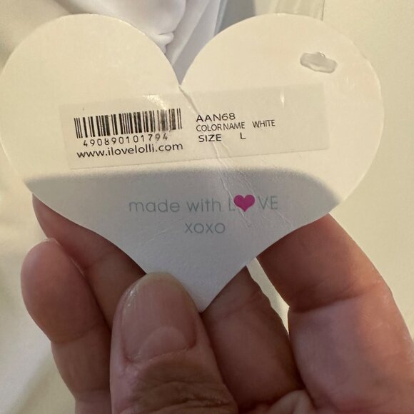 Lolli Swim Sugar Coast White One-Piece Swimsuit Large - Picture 5 of 8